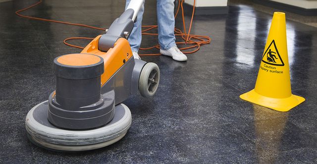 What is floor polishing?